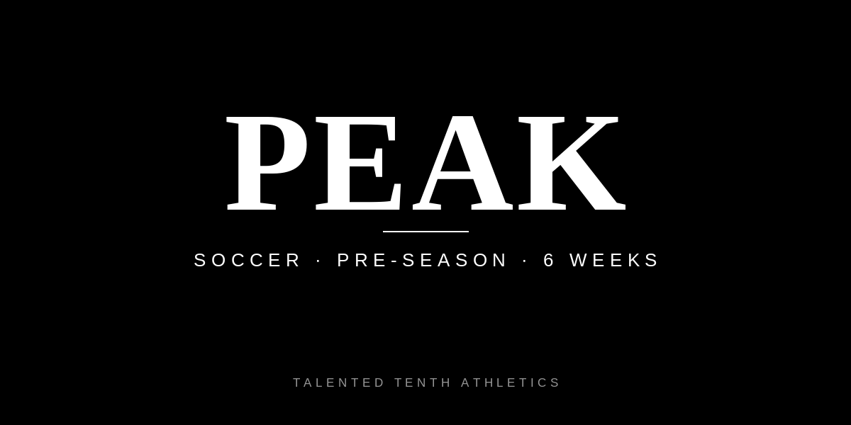 PEAK / SOCCER